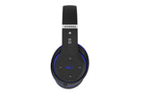 Bluetooth Headphones Over Ear HiFi Stereo Sound Wireless Headphones for Travel Work Cellphone-Blue V1263-JX-7549-2
