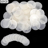 60Pcs Round Capiz Shells, 2inch Capiz Shells with 2 Holes, Blank Shell Pendants for Wedding Home V1370-AZ4-14810