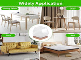 Furniture Leg Caps 30-45mm Transparent Non-Slip Felt Pads Floor Protectors Chair Table Feet Covers V1258-DP02-BOL-718