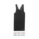 Black Hair Uniform Comfortable Breathable Apron V1192-AZ-W-22584
