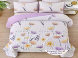 Knit Quilted coverlet and pillowcovers set Cozy and Textured - Queen size V745-MAC080645Q13U