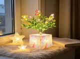 MapleLeaf Table Lamp USB Battery Operated Decorative Bedside Lamp for Living Room Decor Office V1107-124-02075-MLT2