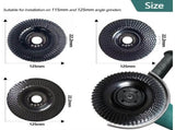 Wood sanding disc 125 mm, 3-piece sanding discs for shaping, sanding and cutting. Wheel for angle V1188-TAL-01210