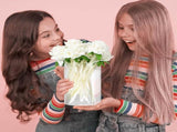 28 Pcs Valentine's Day Flower Rose Pens Valentine Gifts Artificial Floral 0.5mm Black Ink Gel Pen V1259-DP01-A-5621