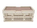 Camping Picnic Basket Foldable Large Capacity Multifunction Handheld Camping Basket Camping V1294-YM0706-3117230133912