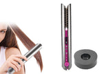2-in-1 Rechargeable Cordless Flat Iron Hair Straightener Hair Curler V1263-JX-6543