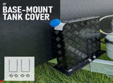 Alpen Outdoor Base 2mm Aluminum Diesel Heater Fuel Tank Cover, Heavy Duty Protective Guard for 10L XFYA-TC-L-BK