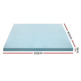Giselle Bedding Memory Foam Mattress Topper Cool Gel 5cm King Single MATTRESS-TOP-C-GEL-5-KS