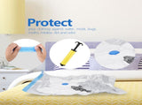 Vacuum Compressed Space Saving Storage Bags with Hand Pump Clothes Travel Organizer V1294-YM0901-JY03764-02