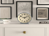 Newgate Theatre Mantel Clock French Navy V398-NGMMAN240FN