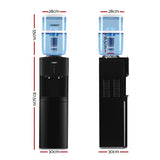 Devanti Water Cooler Dispenser Stand 22L Bottle Black WD-5212-22BP-BK