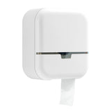 Wall Mount Tissue Holder with Lock Key Toilet Dispenser Clear View Window for 9.8in Diameter V1294-YM0901-3112250035211