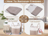 Laundry Basket - 40 X 35 Cm Foldable Baskets - Cotton ROpe Laundry Basket With Handles - Toy V1188-MS-227-1709