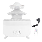 Raindrop Humidifier 350ml Aromatherapy Essential Oil Diffuser with Remote Control 7 Colors Ambient V1294-YM0901-3113240346811