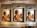 Picture Lights for Wall, Battery Operated Picture Light 16in Gallery Light for Paintings CCT V1171-CB-TR-BPL-1-USB-RM-40CM