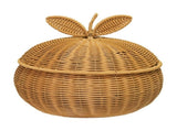 Rattan Bread with Lid, Handwoven Household Boxes, Multi-Purpose Decorative Storage V1366-AZ2-W-23617