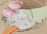 Mini Portable Washing Machine Rechargeable Small Clothes Washer for Travel Use White V1263-JX-7248-2