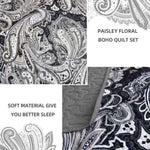 Artful Quilted Coverlet and Pillowcases Set: Beauty in Every Stitch - Queen size V745-MAC080436Q13U