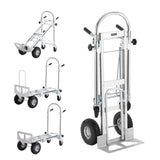 VEVOR Aluminum Hand Truck, 4 in 1, 454 kg Max Load Capacity, Heavy Duty Industrial Convertible V952-DGNSTHC1000B0NYPXV0