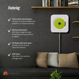 Tooleroo Wall Mountable CD Player Speaker - Bluetooth HiFi FM Radio White V238-SUPDZ-41113578569808