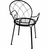 Set 2 Outdoor Modern Chair w Arms 90cm V637-E030309