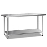 Cefito 1829x610mm Stainless Steel Kitchen Bench 304 SSKB-304S-72