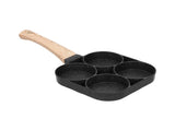 4-Hole Non-Stick Frying Pan, Egg & Pancake Cooking Pan, Induction & Gas Cooker V1263-JX-2986
