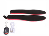 Heated Insoles DIY Cuttable Smart Remote Control USB Rechargeable Electric Heating Insoles for Men V1294-YM3113220238311-0421