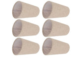 6Pcs Small Lamp Shade Clip On Drum Linen Fabric Lampshade for Candle Bulbs Lighting Accessories V1294-YM0715-3119220085411