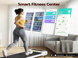 Everfit Treadmill Electric Walking Pad with Incline Under Desk Home Gym White TMILL-400-INC-WH