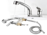 G1/2 Faucet Telescopic Rotatable Pull Out Cold Hot Water Mixer Tap for Bathroom Wash Basin V1294-YM0901-3112200145311