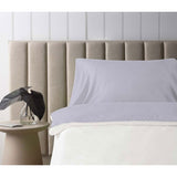 Accessorize Self Tanning Polyester Cotton Sheet Protector 145cm x 220cm Silver V442-HIN-SHEETPROTECTOR-POLYCOTTON-SILVER-RE