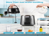 Water Distiller, 4L 1.1 Gallon Pure Water Purifier Filter For Home Table Countertop, 1750W Distilled V952-ICKZBXGZLSJZ93AL2001V3