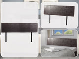PU Leather Queen Bed Headboard Bedhead - Brown V63-768135