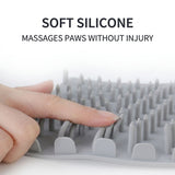 USB Rechargeable Electric Pet Paw Washer Cup Automatic Dog Foot Cleaner with Soft Silicone V1341-ZY-62NMEB9G-WHITE