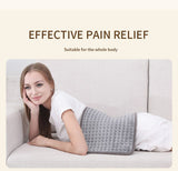 Heated Pad Zero-Gravity Pad Temperature Control Timer Winter Warmth Suitable for both humans and V1107-742-72250-GRY1