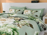 Sage Green Peony Botanica Comforter Quilted Doona Set V745-MMPAB011081AJ3