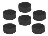 100Pcs 45mmx30mm Hydroponic Sponge Planting Seedling Sponge for Seed Growing Black V1294-YM0721-3111210066511
