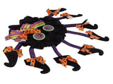 Halloween Wreath Scary Interesting Multi Legged Spider Halloween Garland Decoration for Door Wall V1294-YM0901-3115230075611