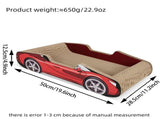 Bestselling Red Racing Car Cat Scratcher Bed Corrugated Cardboard Durable Cat Bed Scratcher V1232-HCMZQ001