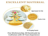 10 Pieces-12 x108 Gold-Sequin-Table-Runners Wedding Party Catering Event Gold Table Runner Gold V1370-AZ4-01562