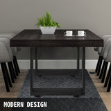 Black Metal Table Legs Set of 2 Steel Table Legs 800x720 MM Dining Table Legs Office Table Legs V952-ZTHS800X720MM0001V0
