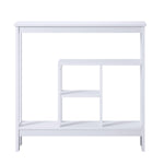 Sarantino Julian Console Table - White TBL-503-02-WH