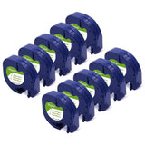10-Pack 91330 Replace for Dymo LetraTag Labeling Refills Self-Adhesive Paper Tape for LetraTag Label V1370-AZ4-08149