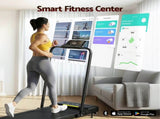 Everfit Treadmill Electric Walking Pad Incline Under Desk 380mm Black TMILL-380H-INC-BK