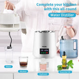4L Water Distiller 1L/H Distilled Water Maker Timing & Temp Display White V952-D1LH4L1LH220VTOAVV3