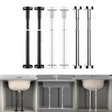 2Pcs Kitchen Sink Brackets Stainless Steel Adjustable Kitchen Sink Bracket Bottom installation V1189-LWWAL-20260327-04148