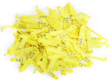 100Pcs Sheep Ear Tag Double Folded Yellow Integrated Number Animal Identification Card V1294-YM0718-3111200303711