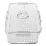 Reusable Clear Bread Container with Built in Timer for Kitchen Countertop Freshness V1366-AZ2-W-12035