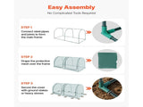 Crop 2.48 x 1.2 x 1.2 m Plant Protection Tent with Zippered Door, Wind-Resistant Tall Crop V952-ZZBHZ1PCS984ZQZ2F001V0